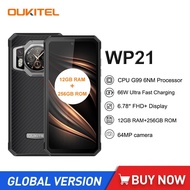 Oukitel WP21 Rugged Cellphone Night Vision Mobile Phone,9800 mAh, 12GB+256 GB, 64MP Camera Helio G99