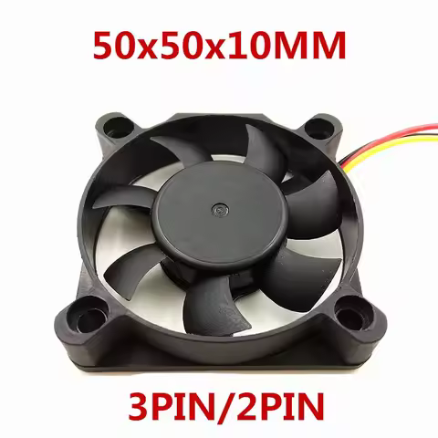 New DC 5V 12V 24V 0.1A 5010 50MM 50x50x10MM Cooling Fan Graphics Card Bridge Fan 3D Printer Cooling 