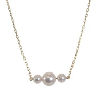 MIKIMOTO  Necklace gold K18 yellow gold/Akoya Pearl Women