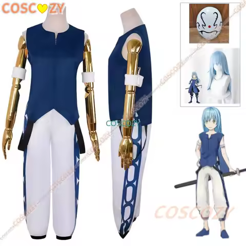 Unisex Anime Cos Time I Got Reincarnated Slime Rimuru Tempest Cosplay Costumes Halloween Christmas P