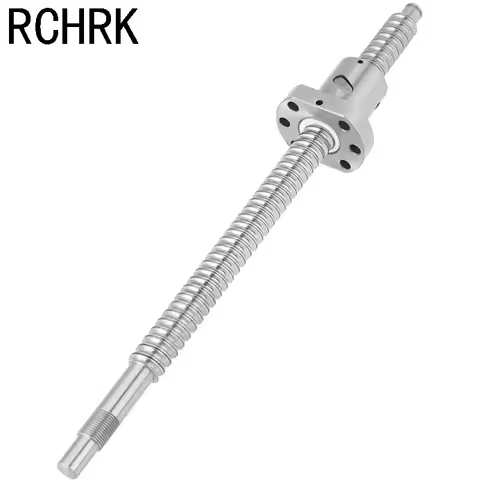 CNC Ball Screw C5 1605 Flange Single BallNut BK/BF12 RM1605 End Machined CNC SFU1605 200 250 300 350
