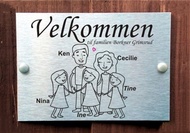 Customize Door House Number Name Plate Door Family House Name Door Number Door Sign