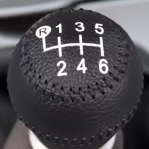 6 Speed Manual Shift Lever 6 Speed Leather Gear Shift Knob Cover MT For Toyota COROLLA 1.8L 2007-201