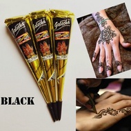 henna tangan golecha hitam awet halal bisa untuk sholat  (1 pcs)