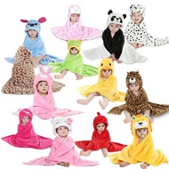 1029 Flannel Hooded Baby Blanket Baby Bath Towel Baby Towel Swaddle Kulambo Pranela
