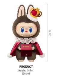 Top POPMART Pop mart THE MONSTERS Chess Adventure Series LABUBU King Plush Ornament