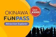 沖繩 Fun Pass 7合1｜水族館(美麗海/DMM) 加4景點、冰淇淋與購物 (兒童)