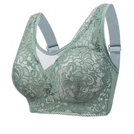00653 Plus Size Delicate Lace Wireless Bra