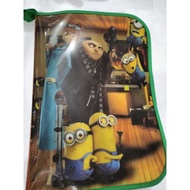 MINION MOTIF MESH ZIPPER MAP DOCUMENT MAP LES MAP BOOK MAP