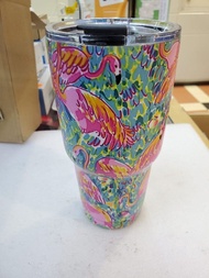 Fashion Travel Tumbler Stainless Steel Coffee Mug BZ-Flamingo SEPT MIRACLE 900 ml