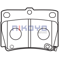 ผ้าเบรคหน้า/ผ้าเบรคหลัง NEW MITSUBISHI PAJERO SPORT ปี 2015 ปี 2018 รหัส N5106 / N5107 NIKOYO