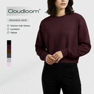 Kattoen - Cloudloom Crop Crewneck Sweater Oversize Polos Series 290Gsm