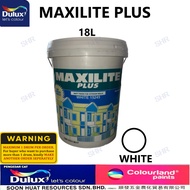 DULUX(ICI) 18 Liter Maxilite Plus 15245 White Colour Matt Finish Paint For Interior / Cat Dinding Dalaman Putih / 白色灰水漆