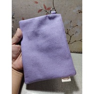Canvas fabric pouch, 7x5 inches with d-ring