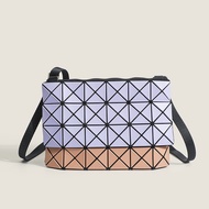 Issey ★ Miyake new Bags for Women New Geometric Diamond Kangaroo Bag Color Block Crossbody Bag Handh