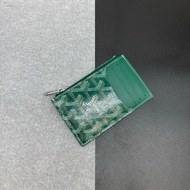 Goyard 綠色卡包 銀包 散紙包 Bourbon Zipped Card Holder Wallet in Green 