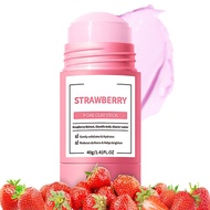 FeiCuiYun Clay Mask Suitable for Facial Skin Care, Strawberry Extract Blackhead Removal Mask, Deep P