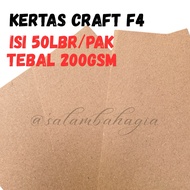 {100} f4 craft paper - samson folio craft cardboard - thick brown paper craft paper kraft paper