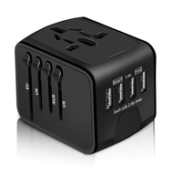 Travel Adapter International Power Adapter All in One Universal Power Adapterr with 4 Quick Charge USB Ports