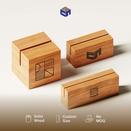 MINIMAL [No Minimum Purchase] Custom Card Holder Custom Engrave/ Menu Card/ Stand Kyu/ Stand Photo H