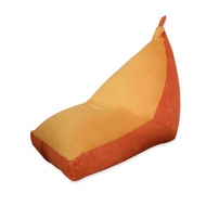[特價]【班尼斯】歐洲經典款冰山一角‧三角錐懶骨頭-香橙橘