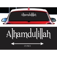 Sticker kereta.( ALHAMDULILLAH )