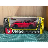 1: 24 Dodge Viper SRT10ACR Alloy Car Model Collection Gift Ornaments Brand New, Two Doors+Front Cove