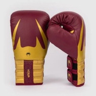 Venum Reverso 拳擊手套-櫻桃紅/金色（10 Oz） | 多層緩震泡棉 | 符合自然握拳曲線 | 香港行貨