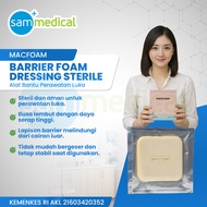 MACFOAM Barrier Foam Dressing Sterile 10x10 Exudate Wound Dressing/ Dressing Barrier/ - PER SHEET