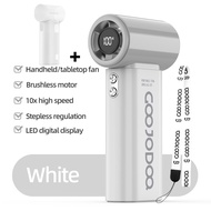 GOOJODOQ GFS007 Portable Fan 4000mAh 10 Times More Wind Power LED Screen Battery