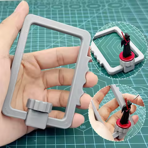 1pcs Model Work Holder Miniature Painting Handle for Soldiers Miniature Painting Handle Airbrush Gri