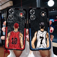 Silicone Casing OPPO A17 A17K CPH2477 CPH2471 Soft Cover SLAM DUNK Basketball Phone Case