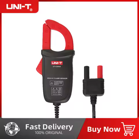UNI T UT-CS06A AC Current Clamp Sensor 400A Current Measuring Pliers Ammeter Suitable For UT61E+ UT1