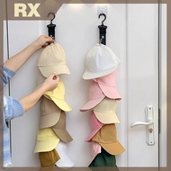 null Baseball Cap Storage Organizer With Eight Clips Wall Mounted Cap Holder Closet Storage Organize