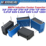 1PCS MKPH electromagnetic furnace capacitor 0.3UF 3UF 4UF 5UF 1UF 0.27UF 0.33UF 275V 450V 630V 1200V