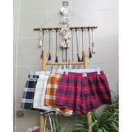 Checkered shorts, home shorts, sleep shorts, shorts for women