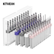 KTVEIH Mini CNC Drilling Bit Multifunctional PCB Twist Drill Wood CNC Drill Carbide CNC Milling Cutt