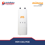 Mimosa C5c with 24 Volts POE Bundle 4.9-6.4 GHz 27 dBm 802.11ac SMA C5c/PoE BNDL NA/EU (C5c) I Memosa Networks I InfoBahn
