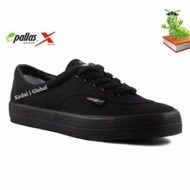 Pallas Jazz 7328BK black school shoe/Kasut sekolah hitam 7328BK