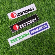 Sticker Zenoah Komatsu Sticker Mesin Rumput