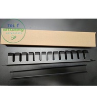 Premium 19 inch rack horizontal cable management plastic bar