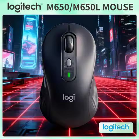 Logitech M650 M650L Silent Wireless Office Mouse Ergonomic Grip Multi-Device Connect Adjustable DPI 