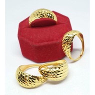 Cincin lintah dewasa emas 916