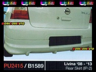 PU2415 Nissan Livina PU Rear Skirt (Impul 2) Body kit Bodykit