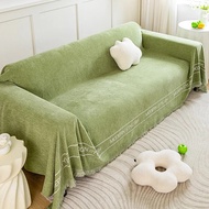 Sofa Cover Cloth Sofa Towel All-purpose Simple Art Double-Sided Anti-Cat Scratching Sofa Slipcover B