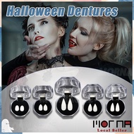 Scary Aswang Vampire Fangs Fake Teeth 4 Sizes With Bloody Effect Halloween Cosplay Party Props