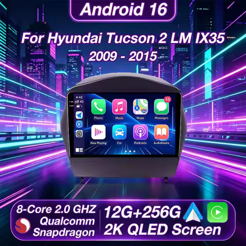 2Din 4G Android 16 Car Stereo Radio Multimedia Video Player For Hyundai Tucson 2 LM IX35 2009-2015 N
