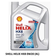 (Untuk Pasaran Malaysia) Shell Helix HX8 0W20 Fully Synthetic Engine Oil (4L) 0W-20