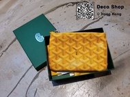 Goyard Yellow Senat Pouch PM 黃色 卡包