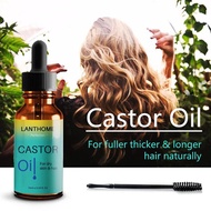 Hair Essential Oil Natural Castor Oil Eyelashes Eyebrow Growth Prevent Skin Aging Castor Organic Ser